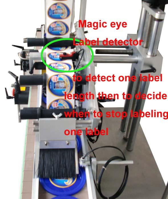 Poly Bag Flat Surface Label Applicator Customized Self Adhesive Sticker CE