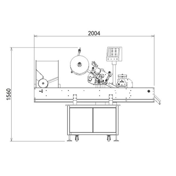 Ji bo Botûşeya Piçûk Makîneya Nîşankirina Vial-a Tev-Otomatîk a Leza Bilind